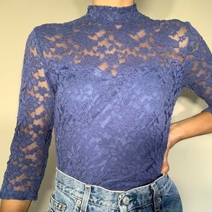 Blue/purple top